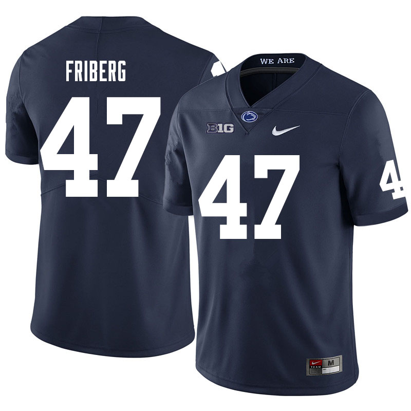NCAA Nike Men's Penn State Nittany Lions Tommy Friberg #47 College Football Authentic Navy Stitched Jersey OHB0198YM
